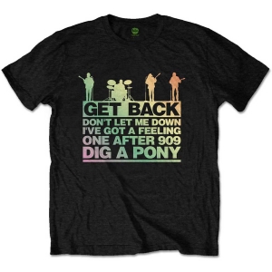The Beatles - Get Back Gradient Uni Bl    i gruppen MERCH / T-Shirt / Rockoff_Nya April24 hos Bengans Skivbutik AB (5528375r)