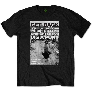 The Beatles - Rooftop Shot Uni Bl    i gruppen MERCH / T-Shirt / Rockoff_Nya April24 hos Bengans Skivbutik AB (5528381r)