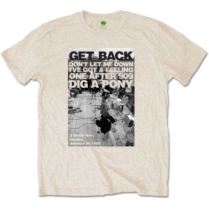 The Beatles - Rooftop Shot Uni Natrl i gruppen MERCH hos Bengans Skivbutik AB (5528382r)