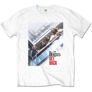 The Beatles - Get Back Poster Uni Wht     (L) i gruppen MERCHANDISE / T-shirt / Pop-Rock hos Bengans Skivbutik AB (5528428)
