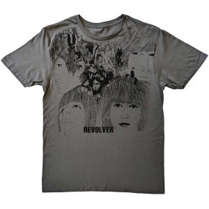 The Beatles - Revolver Uni Grey     (M) i gruppen MERCHANDISE / T-shirt / Pop-Rock hos Bengans Skivbutik AB (5528607)