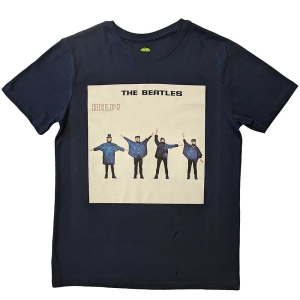 The Beatles - Help! Album Cover Uni Navy   (2XL) i gruppen -Start Tshirt hos Bengans Skivbutik AB (5528739)