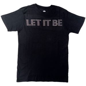 The Beatles - Let It Be Diamante Uni Bl    i gruppen MERCH / T-Shirt / Rockoff_Nya April24 hos Bengans Skivbutik AB (5528950r)