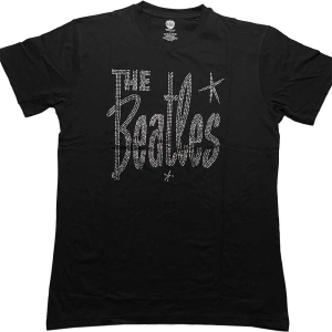 The Beatles - Retro Logo Diamante Uni Bl    i gruppen MERCH / T-Shirt / Rockoff_Nya April24 hos Bengans Skivbutik AB (5528980r)