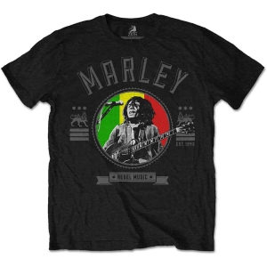 Bob Marley - Rebel Music Seal Uni Bl   (XL) i gruppen MERCHANDISE / T-shirt / Reggae hos Bengans Skivbutik AB (5529664)