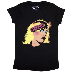 Blondie - Punk Logo Lady Bl    i gruppen MERCH / T-Shirt / Rockoff_Nya April24 hos Bengans Skivbutik AB (5529794r)