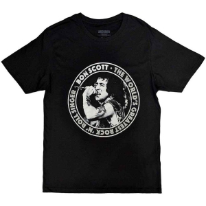 Bon Scott - Twgrrs Circle Uni Bl     (M) i gruppen MERCHANDISE / T-shirt / Heavy Metal hos Bengans Skivbutik AB (5529948)