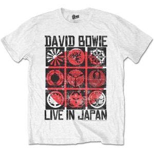 David Bowie - Live In Japan Uni Wht  1 i gruppen MERCH / T-Shirt / Rockoff_Nya April24 hos Bengans Skivbutik AB (5530242r)