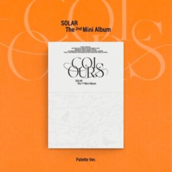 Solar - Colours (Palette Ver.) i gruppen K-POP / Toppselgere hos Bengans Skivbutik AB (5530703)