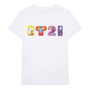 Bt21 - Doodle Letters Uni Wht i gruppen MERCH / T-Shirt / Rockoff_Nya April24 hos Bengans Skivbutik AB (5530778r)