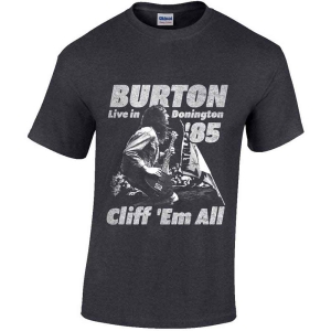 Cliff Burton - Flag Retro Uni Heather     (M) i gruppen MERCHANDISE / T-shirt / Heavy Metal hos Bengans Skivbutik AB (5530794)