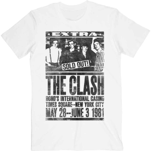 The Clash - Bond's 1981 Uni Wht    i gruppen MERCHANDISE / T-shirt / Punk hos Bengans Skivbutik AB (5531091r)