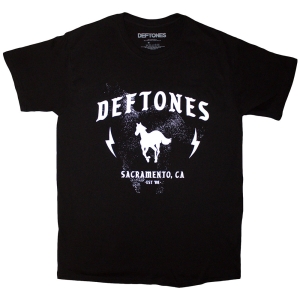 Deftones - Electric Pony Uni Bl    i gruppen MERCH / T-Shirt / Rockoff_Nya April24 hos Bengans Skivbutik AB (5531369r)