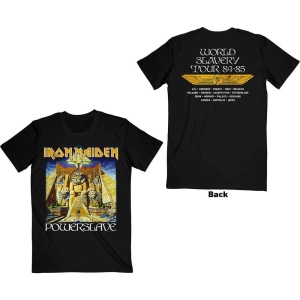 Iron Maiden - Powerslave World Slavery Tour Uni Bl     (S) i gruppen MERCHANDISE / T-shirt / Heavy Metal hos Bengans Skivbutik AB (5532066)