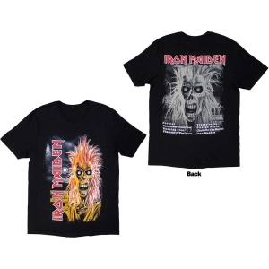 Iron Maiden - First Album Tracklist V3 Uni Bl    i gruppen MERCH / T-Shirt / Rockoff_Nya April24 hos Bengans Skivbutik AB (5532254r)