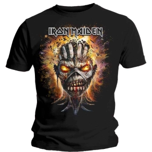 Iron Maiden - Eddie Exploding Head Uni Bl i gruppen MERCHANDISE / T-shirt / Metal hos Bengans Skivbutik AB (5532318r)