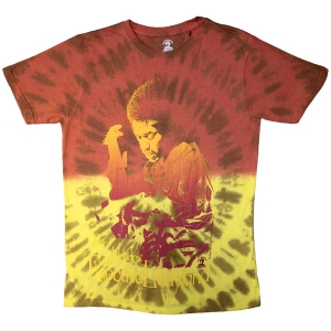 Jimi Hendrix - Electric Ladyland Uni Red Dip-Dye    i gruppen MERCH / T-Shirt / Rockoff_Nya April24 hos Bengans Skivbutik AB (5532700r)
