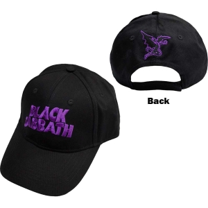 Black Sabbath - Logo & Devil Bl Baseball C i gruppen MERCHANDISE / Merch / Metal hos Bengans Skivbutik AB (5532901)
