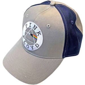 Pink Floyd - Circle Logo Grey/Navy Baseball C i gruppen MERCHANDISE / Merch / Pop-Rock hos Bengans Skivbutik AB (5532984)