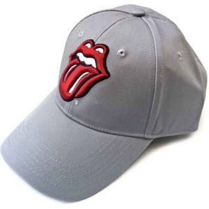 Rolling Stones - Classic Tongue Grey Baseball C i gruppen MERCHANDISE / Merch / Pop-Rock hos Bengans Skivbutik AB (5533007)