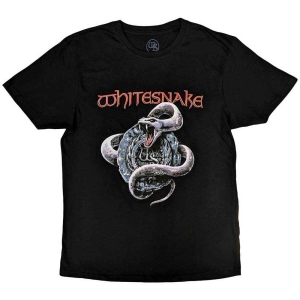 Whitesnake - Silver Snake Uni Bl     (L) i gruppen MERCHANDISE / T-shirt / Heavy Metal hos Bengans Skivbutik AB (5533434)