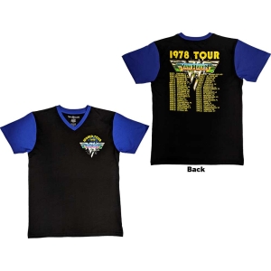 Van Halen - 1978 Tour Dates Uni Bl/Purp Raglan: i gruppen MERCHANDISE / T-shirt / Metal hos Bengans Skivbutik AB (5533584r)