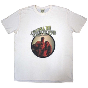 Maneskin - I Wanna Be Your Slave Circle Uni Natrl   i gruppen MERCH / T-Shirt / Rockoff_Nya April24 hos Bengans Skivbutik AB (5534980r)