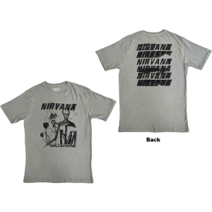Nirvana - Incesticide Stacked Logo Uni Green i gruppen MERCH / T-Shirt / Rockoff_Nya April24 hos Bengans Skivbutik AB (5535364r)