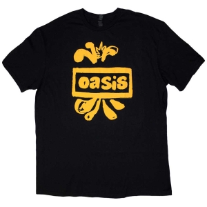 Oasis - Drawn Logo Uni Bl    i gruppen MERCH / T-Shirt / Rockoff_Nya April24 hos Bengans Skivbutik AB (5535637r)
