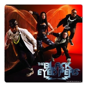 Black Eyed Peas - Band Photo Boom Pow Individual Cork Coas i gruppen MERCH hos Bengans Skivbutik AB (5535856)