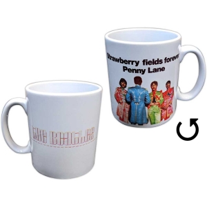The Beatles - Strawberry Fields/P.Lane Pepper Band Wht i gruppen MERCHANDISE / Merch / Pop-Rock hos Bengans Skivbutik AB (5535904)