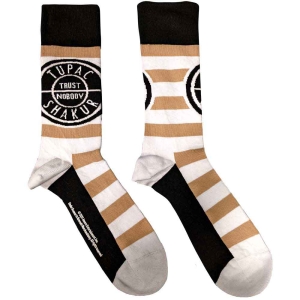 Tupac - Trust Nobody Uni Wht Socks (Eu 40-45) i gruppen MERCHANDISE / Merch / Hip Hop-Rap hos Bengans Skivbutik AB (5536258)