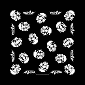 Anthrax - Not Man Bandana i gruppen MERCHANDISE hos Bengans Skivbutik AB (5536278)
