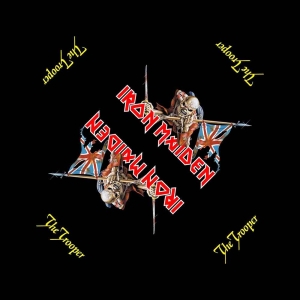 Iron Maiden - The Trooper Bandana i gruppen MERCHANDISE hos Bengans Skivbutik AB (5536300)