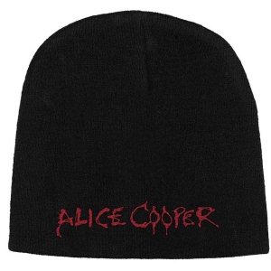 Alice Cooper - Logo Beanie H i gruppen MERCHANDISE / Merch / Metal hos Bengans Skivbutik AB (5536356)
