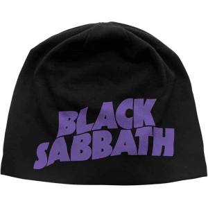 Black Sabbath - Purple Logo Jd Print Beanie H i gruppen MERCHANDISE / Merch / Metal hos Bengans Skivbutik AB (5536365)