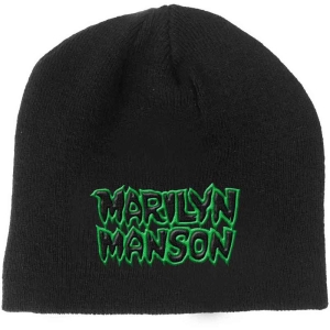 Marilyn Manson - Logo Bl Beanie H i gruppen MERCHANDISE / Merch / Metal hos Bengans Skivbutik AB (5536473)