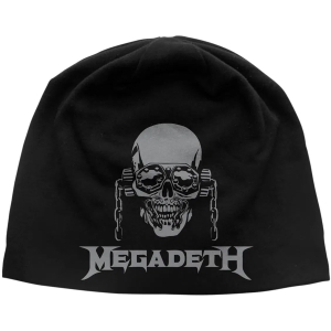 Megadeth - Vic / Logo Jd Print Beanie Hat i gruppen MERCHANDISE / Merch / Nyheter / Metal hos Bengans Skivbutik AB (5536475)