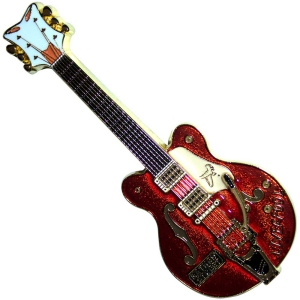 Rock Off - Mathew Street Rust Guitar Magnet i gruppen MERCHANDISE / Merch / Annet hos Bengans Skivbutik AB (5536680)