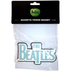 The Beatles - Sky Blue Drop T Logo Magnet i gruppen MERCHANDISE / Merch / Pop-Rock hos Bengans Skivbutik AB (5536725)