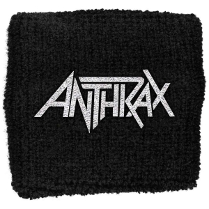 Anthrax - Logo Embroidered Wristband Sweat i gruppen MERCHANDISE / Merch / Metal hos Bengans Skivbutik AB (5536816)