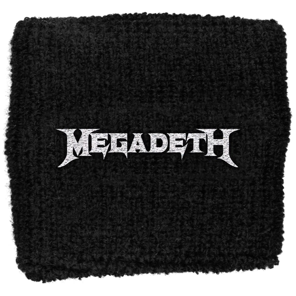 Megadeth - Unisex Embroidered Wristband: Logo (Black) i gruppen MERCHANDISE / Merch / Nyheter / Metal hos Bengans Skivbutik AB (5536841)