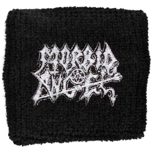 Morbid Angel - Logo Embroidered Wristband Sweat i gruppen MERCHANDISE / Merch / Metal hos Bengans Skivbutik AB (5536844)