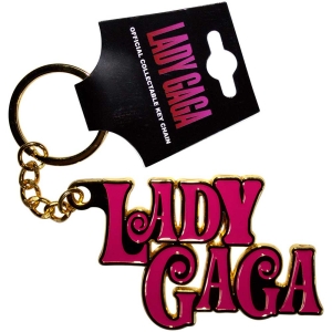Lady Gaga - Swirly Logo Keychain i gruppen MERCHANDISE / Merch / Pop-Rock hos Bengans Skivbutik AB (5537044)