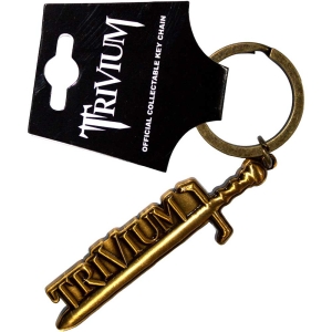 Trivium - Gold Sword Keychain i gruppen MERCHANDISE / Merch / Metal hos Bengans Skivbutik AB (5537129)