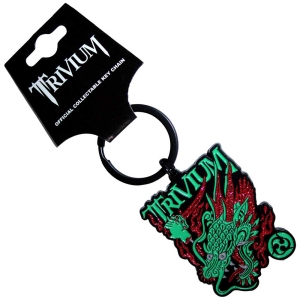 Trivium - Deadmen Dragon Head Keychain i gruppen MERCHANDISE / Merch / Metal hos Bengans Skivbutik AB (5537131)