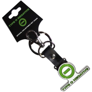 Type O Negative - Negative Emblem & Text Logo Keychain i gruppen MERCHANDISE / Merch / Metal hos Bengans Skivbutik AB (5537139)