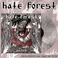 Hate Forest - Justice (Marbled Vinyl Lp) i gruppen VI TIPSER / Fredagsutgivelser / Fredag den 28:e Juni 2024 hos Bengans Skivbutik AB (5537151)