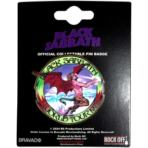 Black Sabbath - World Tour 1978 Pin Badge i gruppen MERCHANDISE / Merch / Metal hos Bengans Skivbutik AB (5537276)
