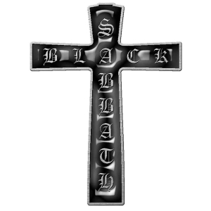 Black Sabbath - Cross Pin Badge i gruppen MERCHANDISE / Merch / Metal hos Bengans Skivbutik AB (5537278)